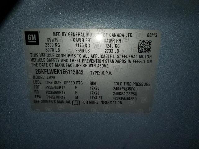 2GKFLWEK1E6115045 GMC Terrain Sle