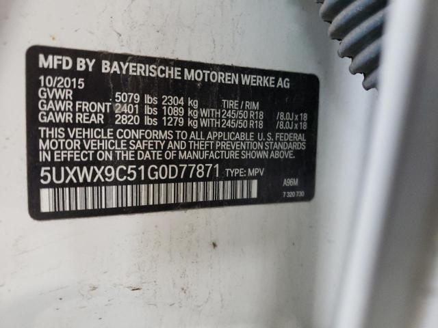 5UXWX9C51G0D77871 BMW X3 Xdrive28i