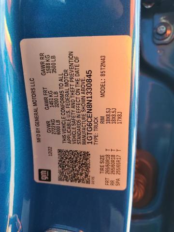 1GTG6CEN8N1330845 GMC Canyon Elevation