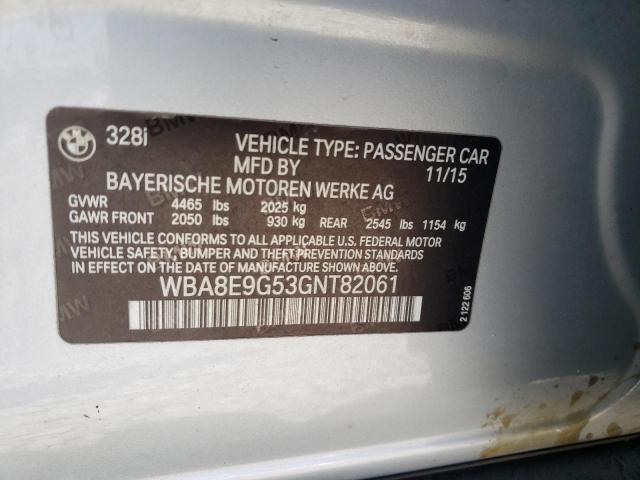 WBA8E9G53GNT82061 BMW 328 I Sulev