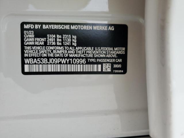 WBA53BJ09PWY10996 BMW 540 I