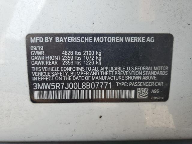 3MW5R7J00L8B07771 BMW 330XI