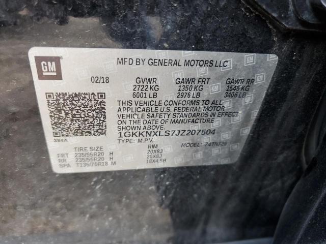 1GKKNXLS7JZ207504 GMC Acadia Denali