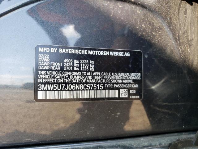 3MW5U7J06N8C57515 BMW M340I