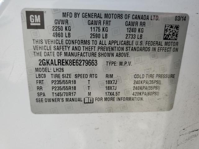 2GKALREK8E6279663 GMC Terrain Sle