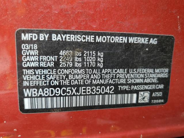 WBA8D9C5XJEB35042 BMW 330 XI