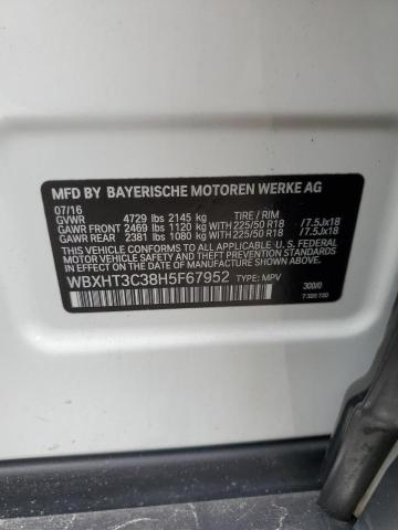 WBXHT3C38H5F67952 BMW X1 Xdrive28i