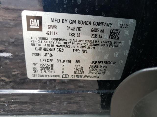 KL4MMBS25LB103224 Buick Encore Gx Preferred
