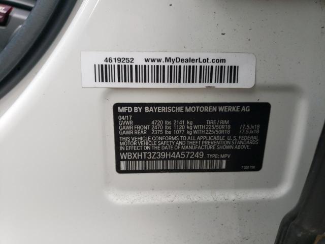 WBXHT3Z39H4A57249 BMW X1 Xdrive28i