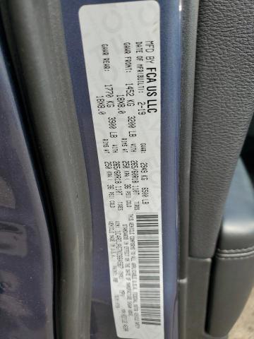 1C4RDJAG7KC664567 Dodge Durango Sxt