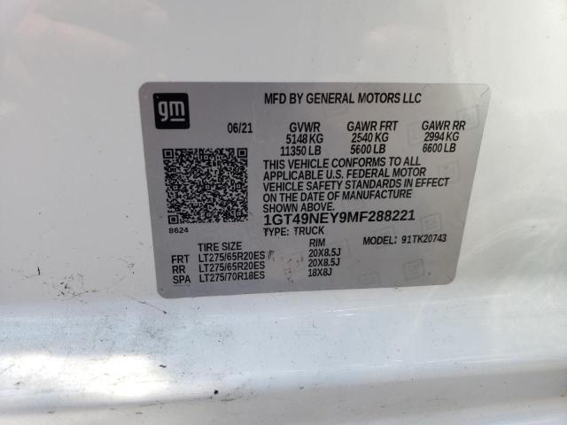 1GT49NEY9MF288221 GMC Sierra K2500 Slt
