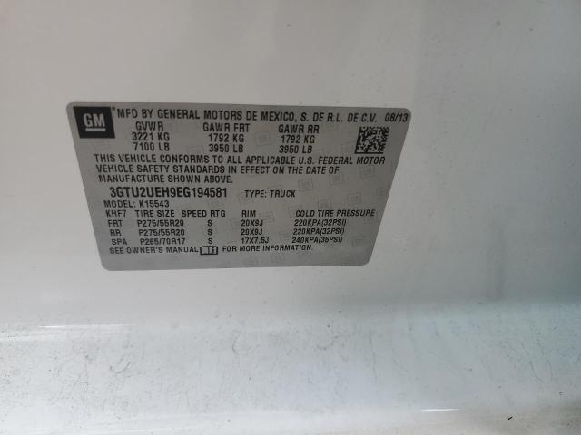 3GTU2UEH9EG194581 GMC Sierra K1500 Sle