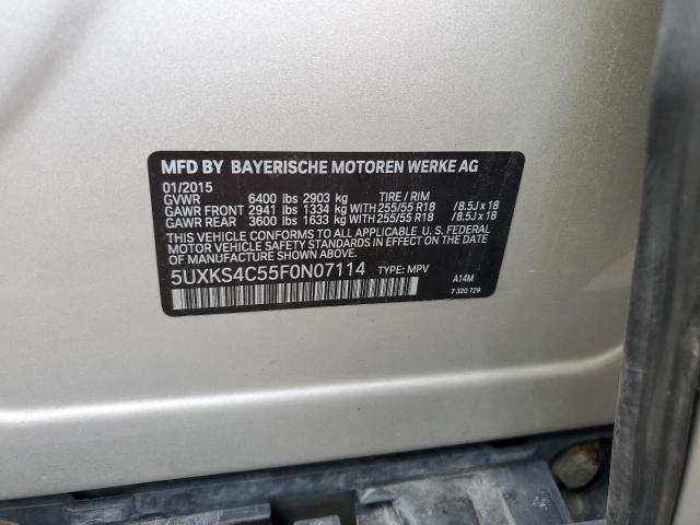 5UXKS4C55F0N07114 BMW X5 Xdrive35d