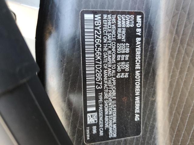 WBY2Z6C56K7D28673 BMW I8
