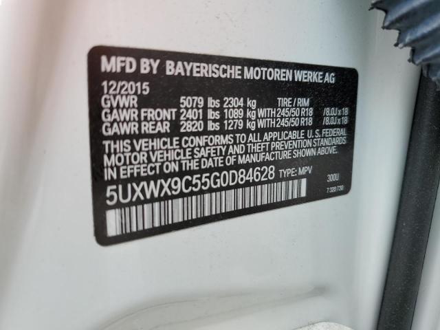 5UXWX9C55G0D84628 BMW X3 Xdrive28i