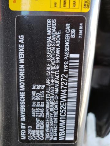 WBAVM1C52EVW47272 BMW X1 Sdrive28i
