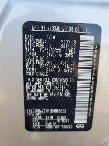 JN8AZ2NF5K9686333 Infiniti QX80 LUXE