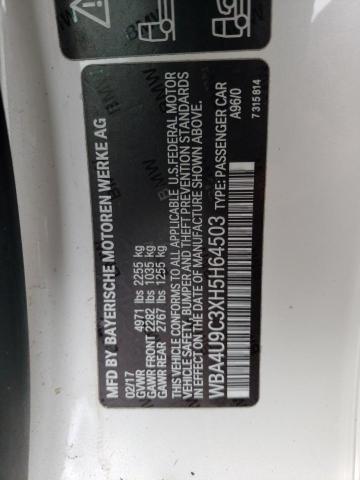 WBA4U9C3XH5H64503 BMW 430xi