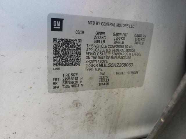 1GKKNULS5KZ269063 GMC Acadia Slt-1