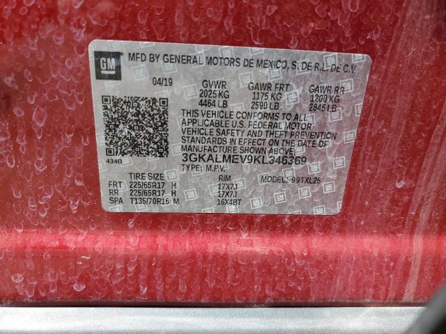 3GKALMEV9KL346369 GMC Terrain Sle
