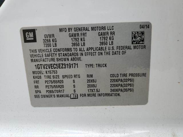 1GTV2VEC5EZ319171 GMC Sierra K1500 Slt