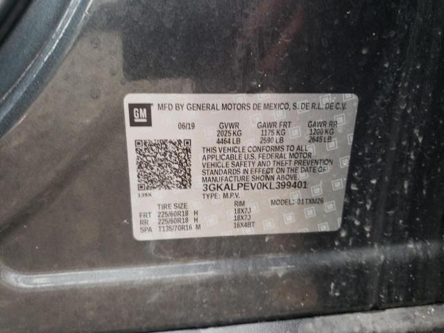 3GKALPEV0KL399401 GMC Terrain Slt