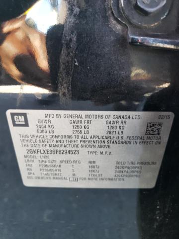 2GKFLXE36F6294523 GMC Terrain Slt
