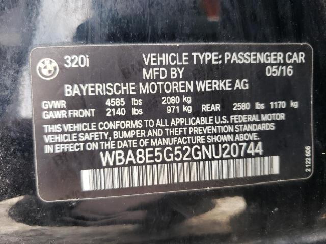 WBA8E5G52GNU20744 BMW 320 XI