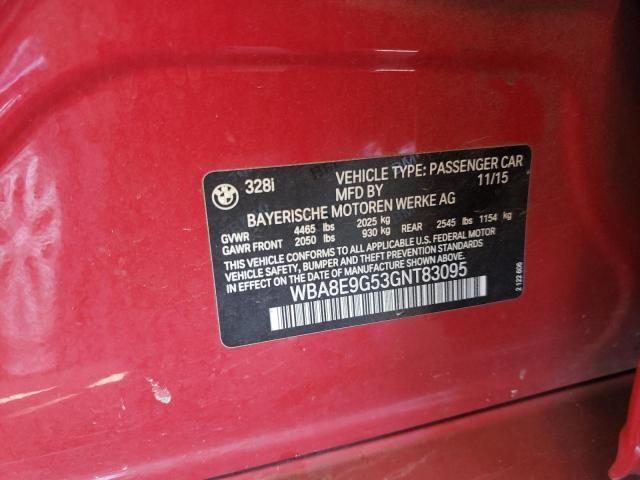 WBA8E9G53GNT83095 BMW 328 I Sulev