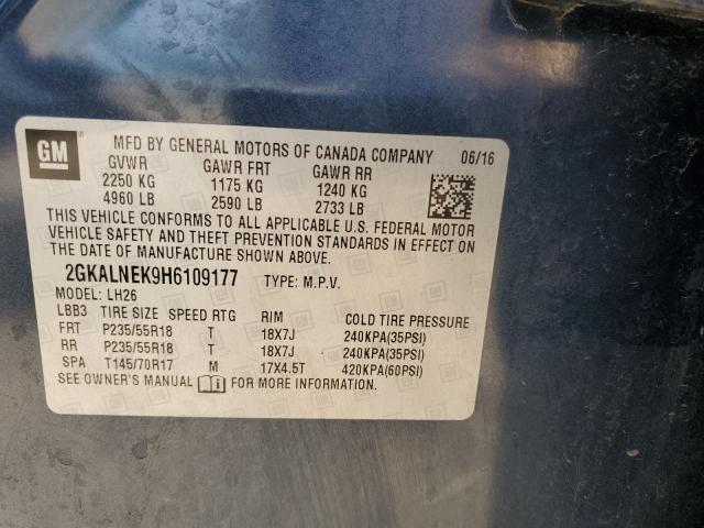 2GKALNEK9H6109177 GMC Terrain Sle