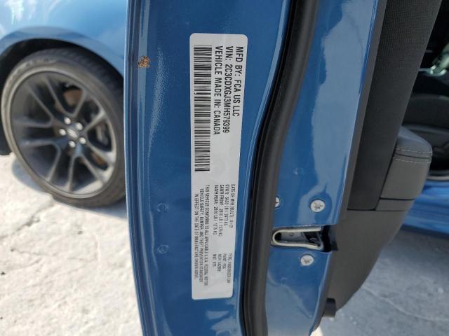 2C3CDXGJ3MH579399 Dodge Charger Scat Pack