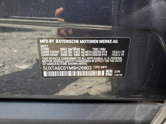 5UXTA6C01M9H26803 BMW X5 Xdrive45e