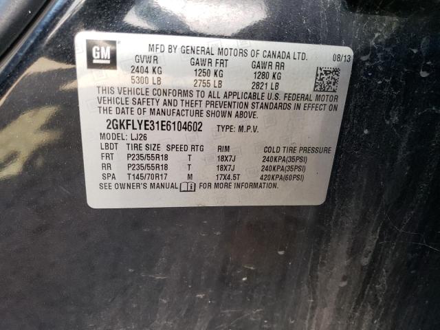 2GKFLYE31E6104602 GMC Terrain Slt
