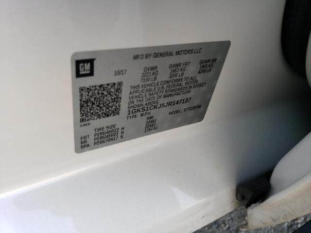 1GKS1CKJ5JR147137 GMC YUKON DENALI