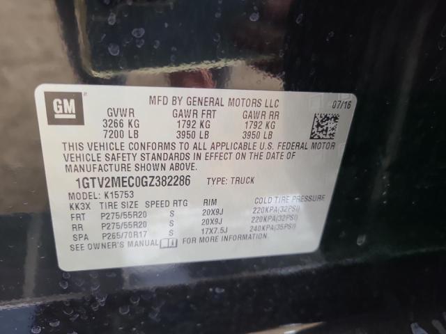 1GTV2MEC0GZ382286 GMC Sierra K1500 Sle