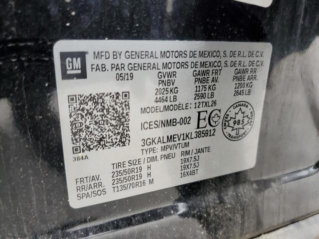 3GKALMEV1KL385912 GMC Terrain Sle