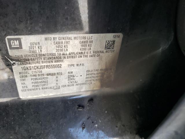 1GKS1CKJ5FR555662 GMC YUKON DENALI