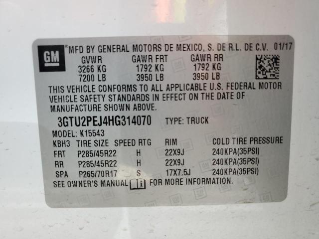 3GTU2PEJ4HG314070 GMC Sierra K1500 Denali