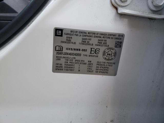 2GKFLSEK4G6342659 GMC Terrain Sle
