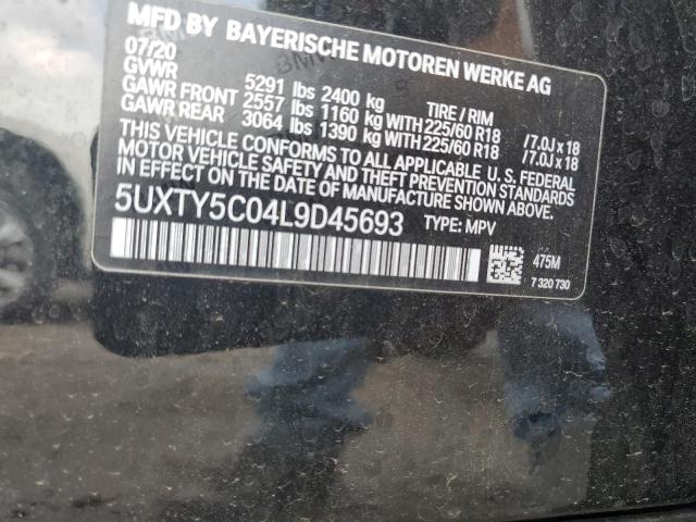 5UXTY5C04L9D45693 BMW X3 Xdrive30i