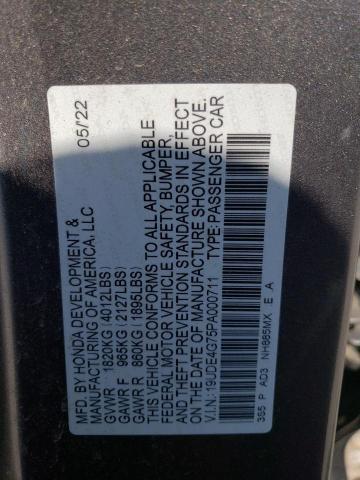 19UDE4G75PA000711 Acura Integra A-spec Tech
