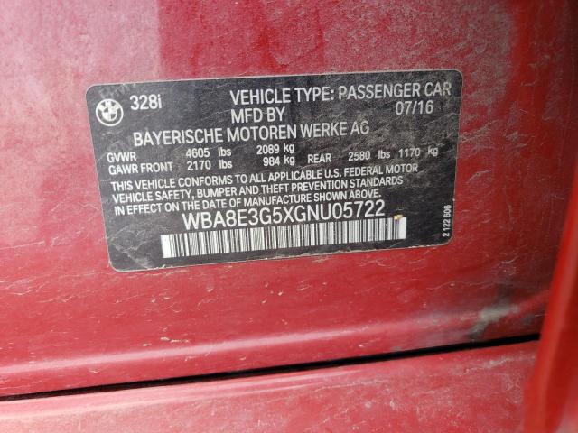 WBA8E3G5XGNU05722 BMW 328 Xi Sulev