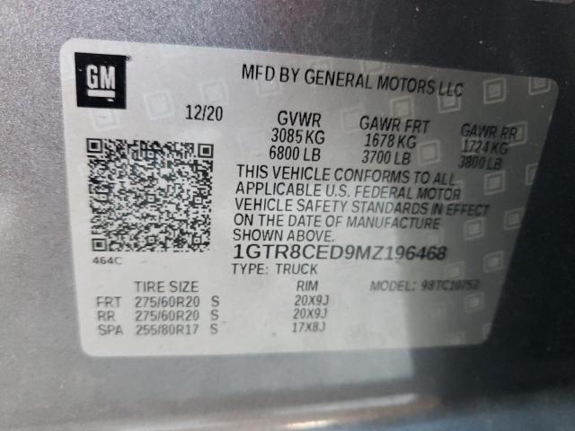 1GTR8CED9MZ196468 GMC Sierra C1500 Elevation