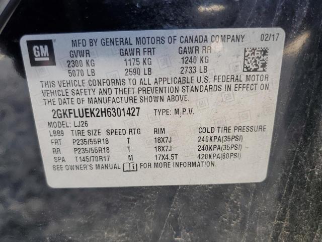 2GKFLUEK2H6301427 GMC Terrain Slt