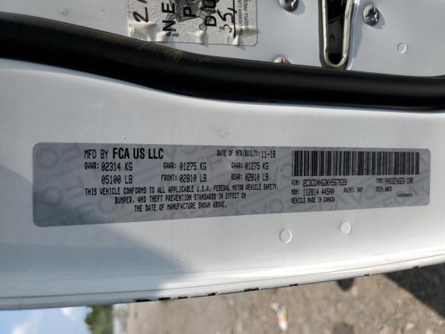 2C3CDXHG3KH567639 Dodge CHARGER GT