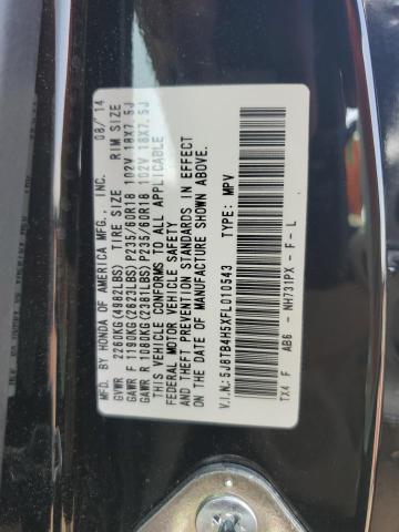 5J8TB4H5XFL010543 Acura Rdx Technology