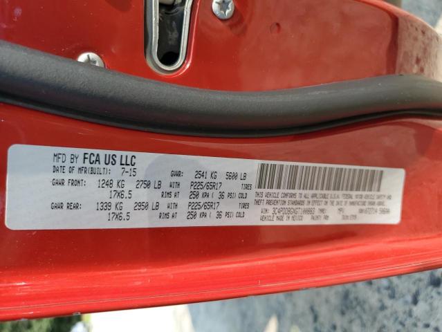 3C4PDDBGXGT100883 Dodge Journey Sxt