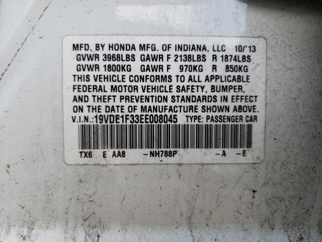 19VDE1F33EE008045 Acura ILX 20