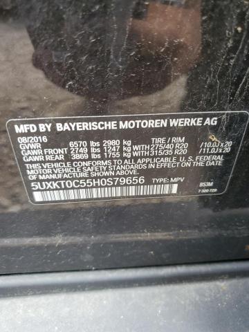 5UXKT0C55H0S79656 BMW X5 Xdr40e