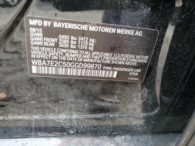 WBA7E2C50GGD99870 BMW 740 I